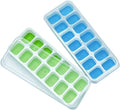 Ice Cube Tray Mold with Lid Silicone