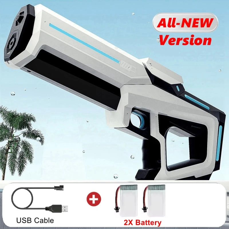 Electric Water Blaster Gun with Led Lights - Summer Outdoor Toy