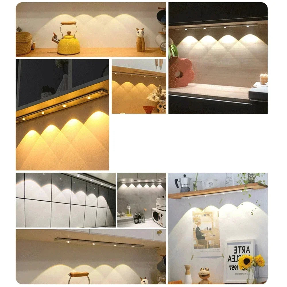 LED Wireless Cabinet Night Light Motion Sensored