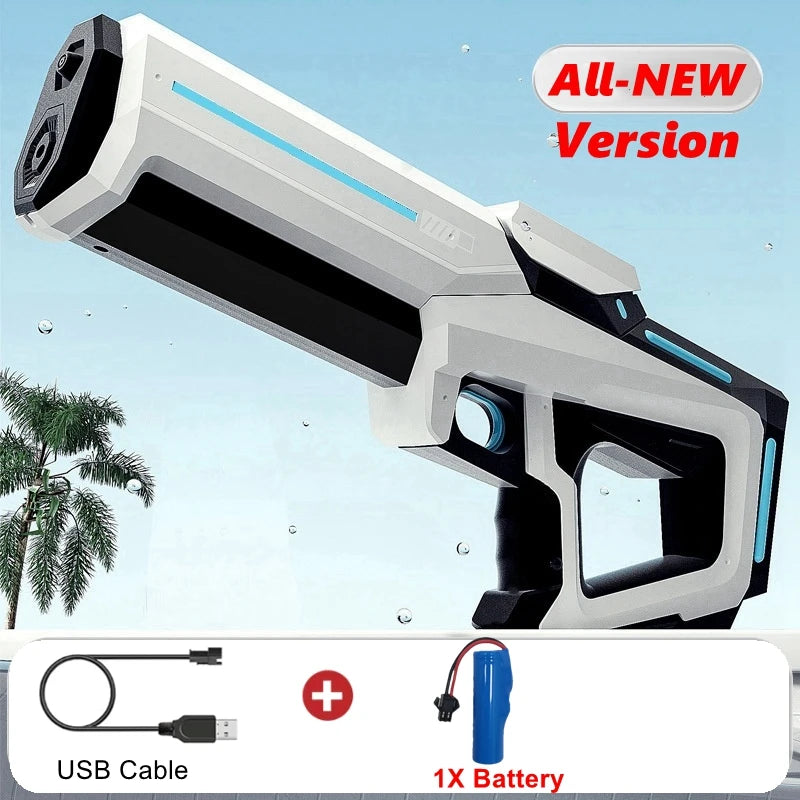 Electric Water Blaster Gun with Led Lights - Summer Outdoor Toy