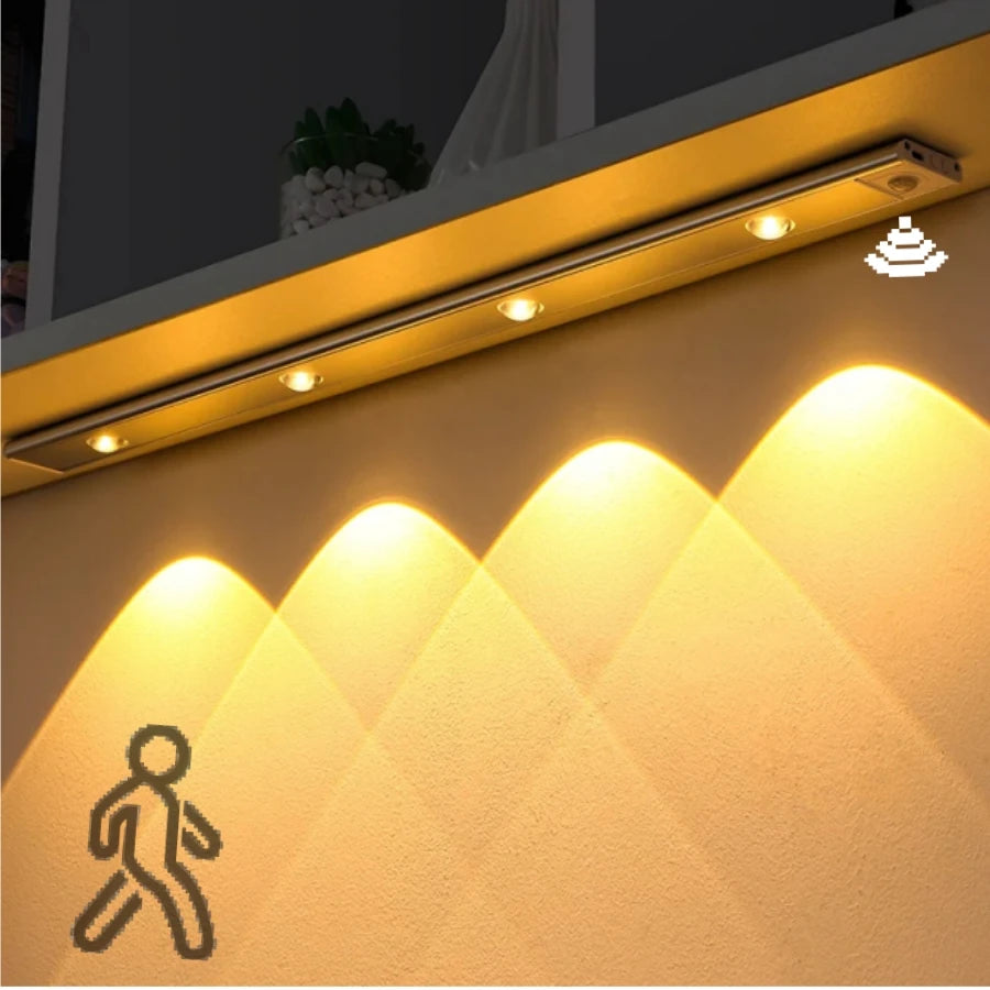 LED Wireless Cabinet Night Light Motion Sensored