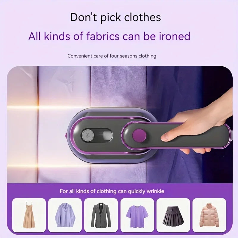 Steam Iron, Handheld Ironing Machine, Suitable For Portable Iron On Clothes