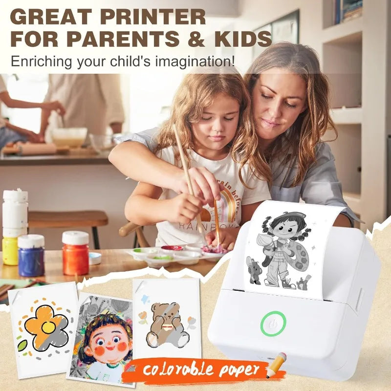 Thermal Mini Printer - Portable Inkless