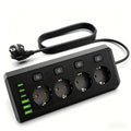Desktop Corner Power Strip Multi Plug Outlet