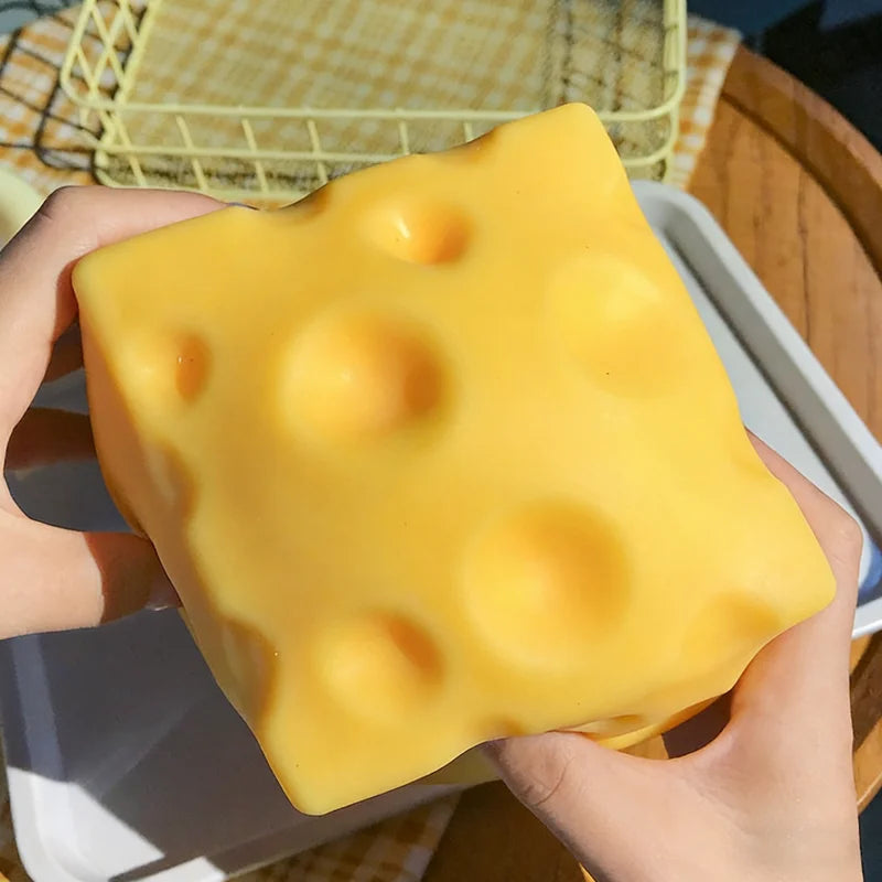 Squishy Square Cheese Stress Relief Toy